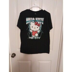 Hello Kitty Black Teeshirt With Graphics. Medium.  B45